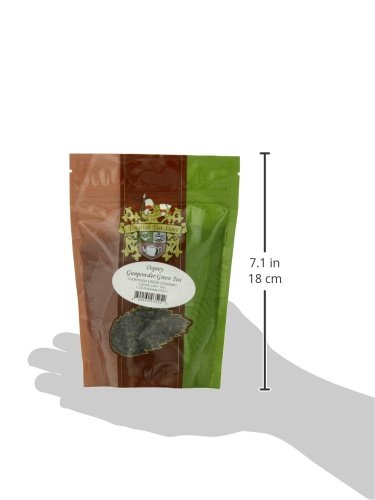 English Tea Store Organic Osprey Gunpowder Green Tea Pouches - 4oz | Loose Leaf Chinese Green Tea | Premium Zhejiang Leaves | Rolled for Freshness | Smooth Bold Taste
