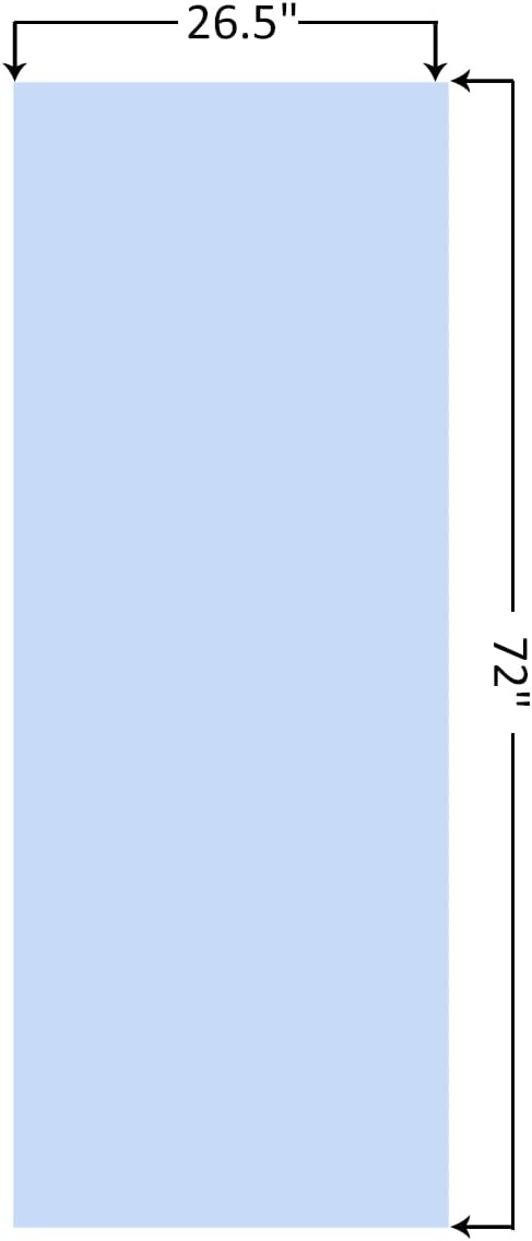 Eunzel 2 Pack Hot Yoga Towel Non Slip Yoga Mat Towel Non-Slip Sweat Absorbent Microfiber Towel for Hot Yoga, Pilates and Workout 72" x 26.5", Pink/Blue