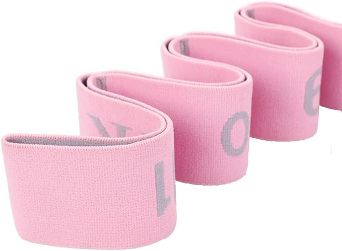 11 Loops Stretch band - Yoga, Pilates, Ballet, and Physical Therapy Stretching strap for Flexibility, Leg Stretching, and Exercise - Durable Stretching equipment for Dance and Fitness