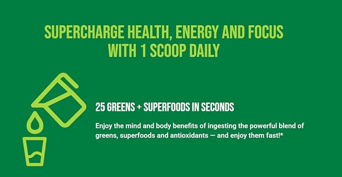 Inno Greens | 28+ Organic Greens & Superfoods | Advanced Prebiotics + Probiotics | Super Antioxidant + Hydration | Spirulina, Chlorella, Ashwagandha | Natural, Non-GMO | 30 Servings (Paradise Punch)