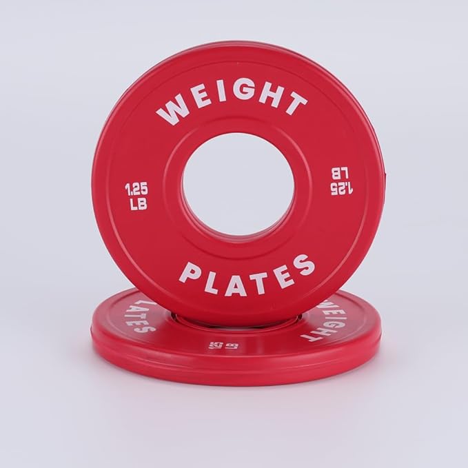 2 in Change Plates 1.25LB Pairs 2.5LB Pairs 5LB Pairs 10LB Pairs 17.5 LB 37.5 LB Set Fractional Weight Plates Set,Bumper plates for Gym Home,Rubber Coating & Steel
