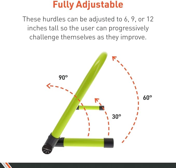 Body Sport Adjustable Athletic Speed Training Hurdles 5