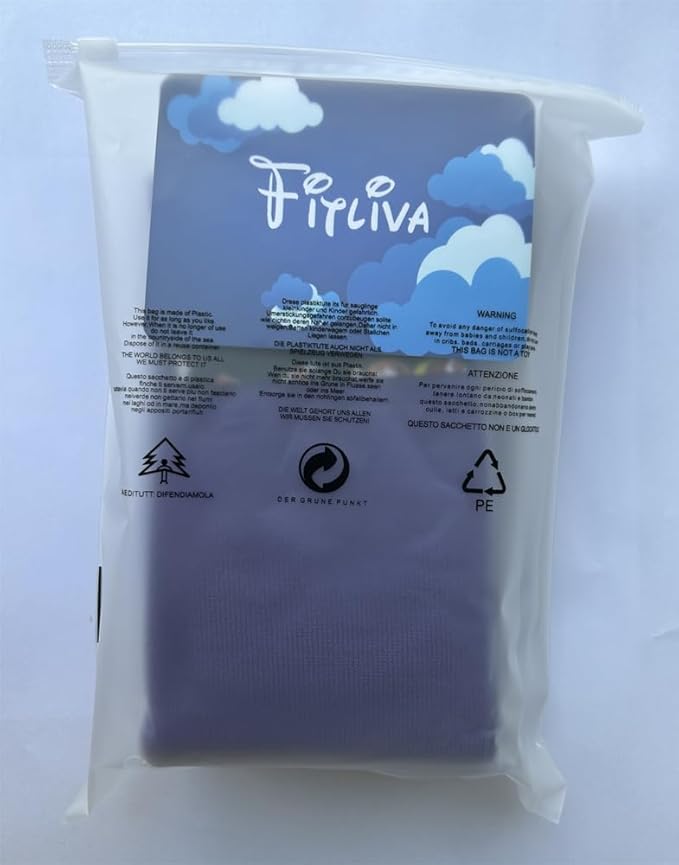 Fitliva Knee High Long Sports Socks Unisex Multicolor 3/6/12 Pairs