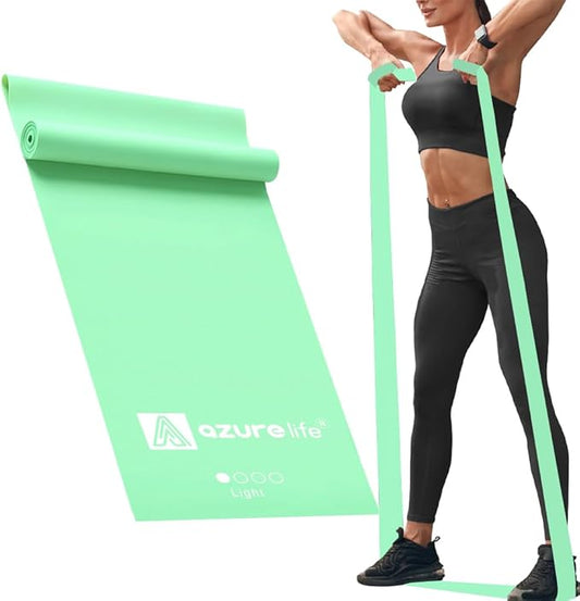 Professional 8 Yards Bulk Resistance Bands Rolls or 5,6,7 ft. Long Non-Latex Elastic Exercise Bands, Stretch Bands for PT, Yoga, Pilates, Rehab, at-Home or The Gym Workouts