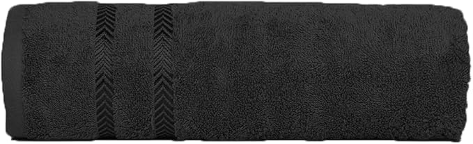 CASA COPENHAGEN Ember, 500 GSM, 16x28 Inches, Hand Towels, Set of 12 Towels, Super Soft and Absorbent, Egyptian Cotton Towels for Bathroom & Kitchen - Light Grey +White +Black +Dark Grey
