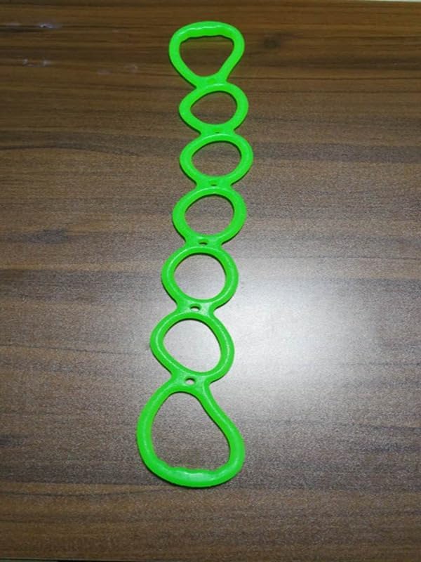 7 Ring Stretch Resistance Exercise Band, BetterJonny Workout Bands Yoga Stretching,Foot, Leg and Arm Exerciser for Home or Fitness Center Workout Walking Exercise