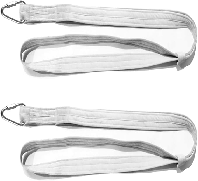 6.6ft 2m Aerial Loops Aerial Straps Ropes Aerial Acrobatics Body Loop Trapeze Circus Apparatuses Equipment Yoga Straps 1 pairs