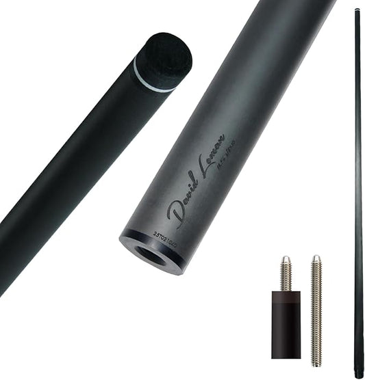 29.13" /Radial Wavy 3/8-10 3/8-11 3/8-14 Uni-Loc 5/16-18 Carbon Pool Cue Single Shaft, Low Deflection Technology, Ultra-Smooth, pro Taper, Easy to Control