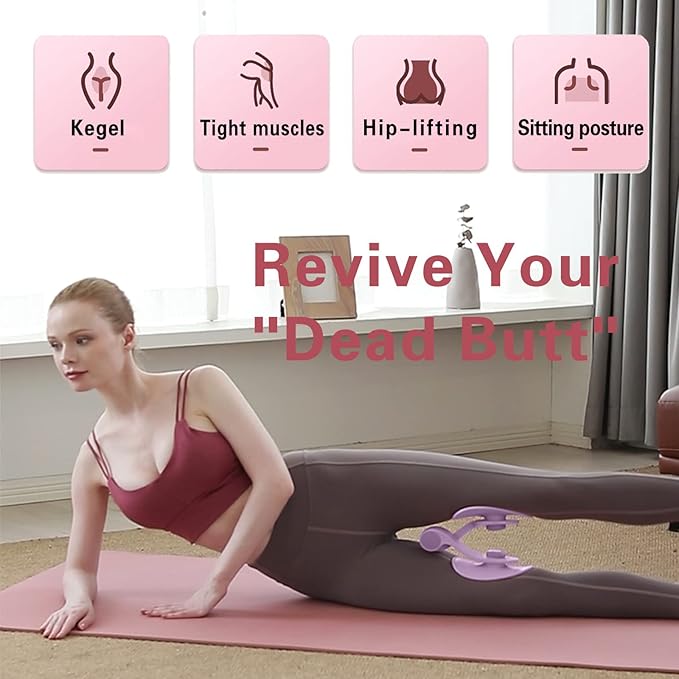 Thigh Trainer - Thigh Exerciser & Toner for Women, Inner Thigh Workout Equipment with 26lbs Resistance, Kegel Exercise Tool for Pelvic Floor & Thigh Tightening (Upgraded)