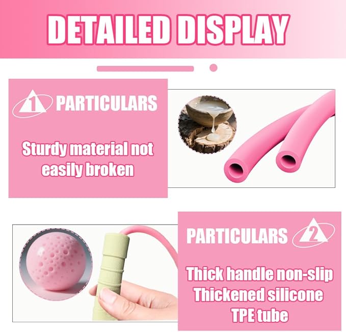 Figure 8 Fitness Resistance Bands with Handles, Yoga Resistance Band Stretch Fitness Band, Chest Expander, for Arm and Shoulder Stretch, Rope 8 Word Elastic for Women and Men(3 Pack)