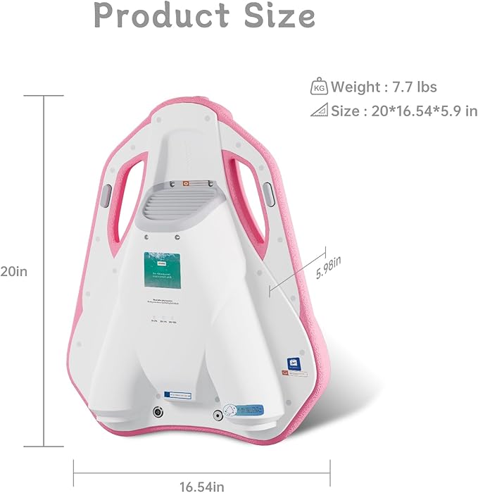 Electric Swimming Kickboard for Kids,Motorized Swim Board with Water Gun, Motorized Swim Training for Children Adults, 60N Thrust, 198 lbs Buoyancy, 25V Rechargeable Battery