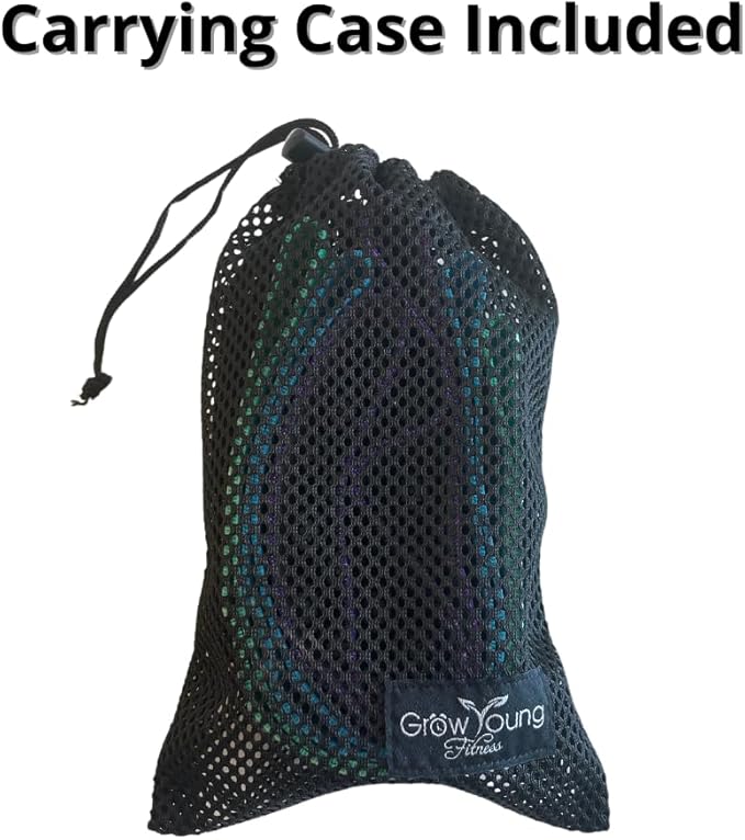 Grow Young Fitess Premium Exercise Bands - 3 Resistance Bands + 1 Storage Bag