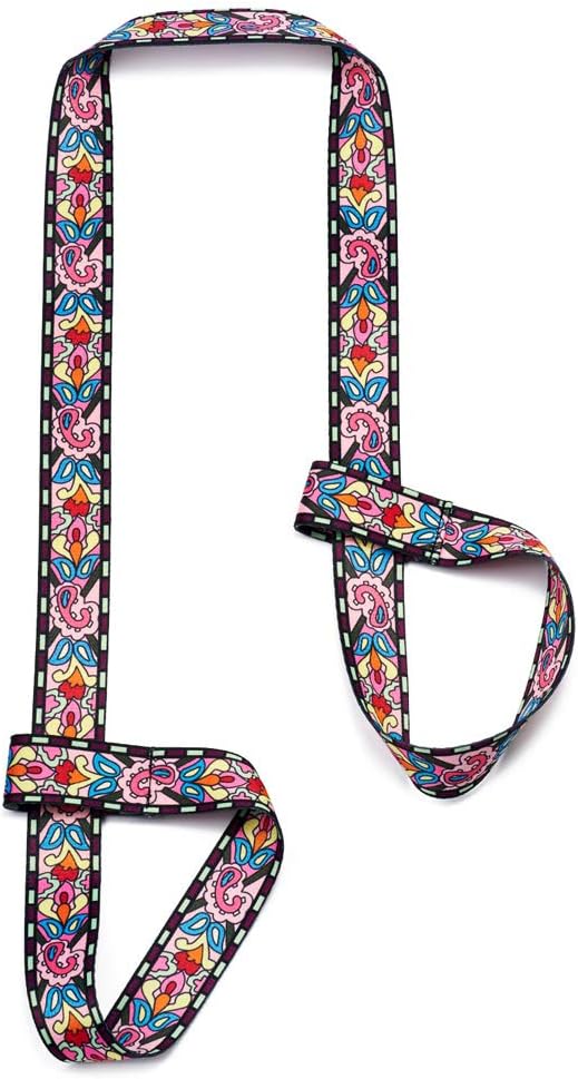 ZOOEASS Yoga Mat Strap, Adjustable Durable Yoga Mat Carrier & Stretching Strap, Multiple Color Choices