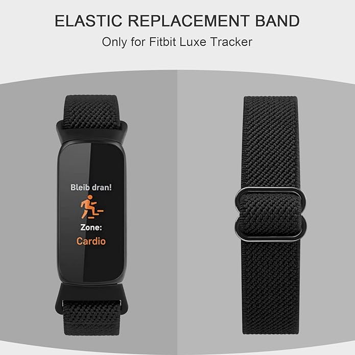 2 Pack Adjustable Elastic Bands for Fitbit Luxe Bands