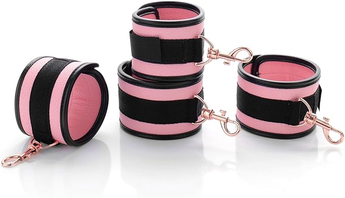 6pcs Black PU Adjustable Straps Sports Training Fitness Gear Home Yoga Set