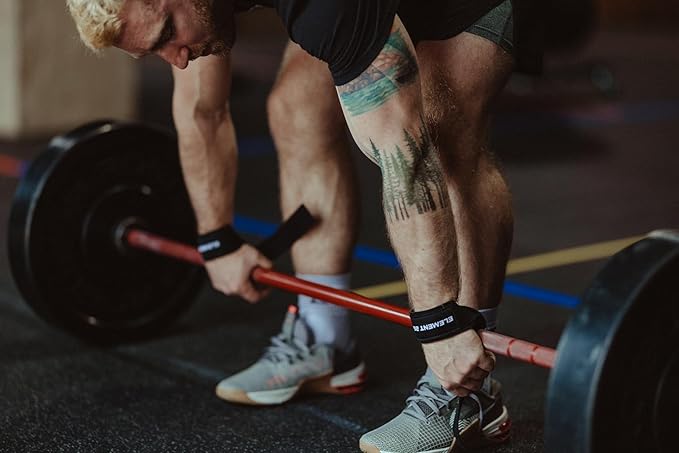 Element 26 Lifting Wrist Straps (Pair) With Guide - Weightlifting & Strength Training Straps for Men and Women