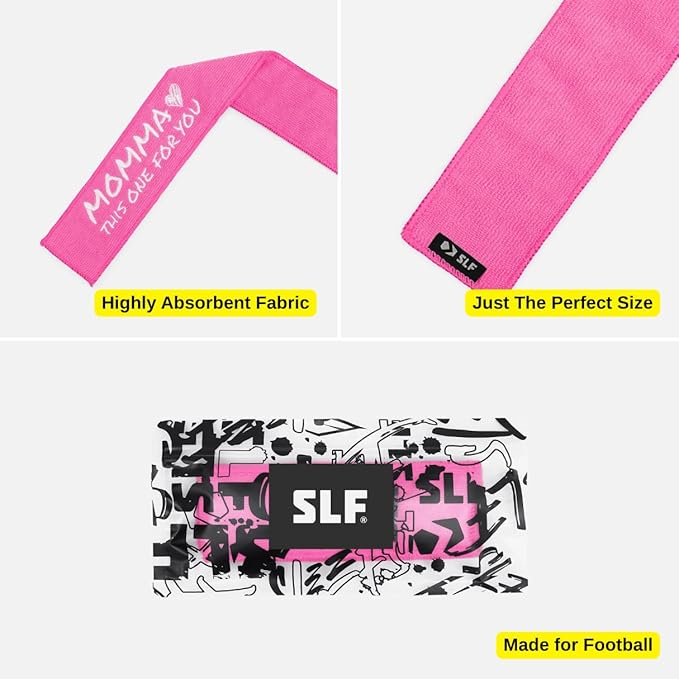 SLEEFS Momma Pink Thin Football Towel