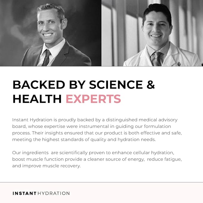 Instant Hydration Electrolytes Powder Packets - Watermelon Electrolyte Drink Mix - Zero Sugar - Keto, Vegan, Gluten-Free, Non-GMO - Boost Recovery, Brain Health, Muscle & Tissue Support- 30 Sticks