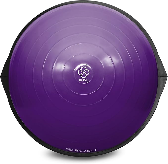 Bosu Pro Multi Functional Home Gym Full Body Balance Strength Trainer Ball Equipment with Guided Workouts and Pump