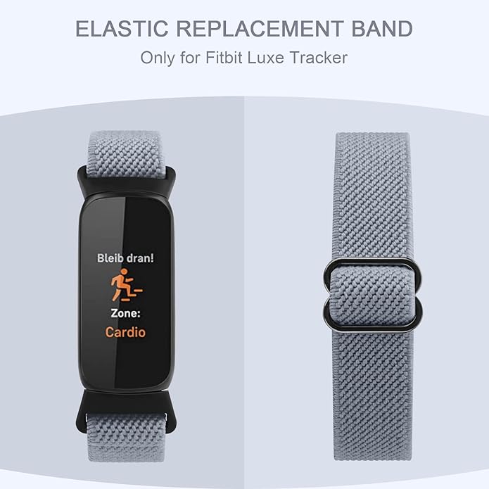 2 Pack Adjustable Elastic Bands for Fitbit Luxe Bands