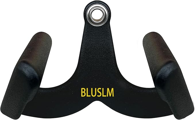 LAT Pull Down Bar for Cable Machine, LAT Pulldown Attachments T Bar V Bar Cable Attachment, Back Tricep Bar Strength Training Handle