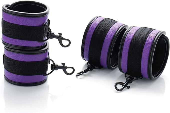 6pcs Black PU Adjustable Straps Sports Training Fitness Gear Home Yoga Set