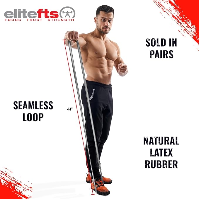EliteFTS Pro Resistance Band - Boost Core Stability and Flexibility with This Portable, Joint-Friendly Tool