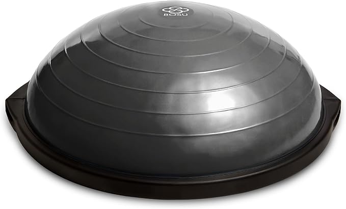 Bosu Pro Multi Functional Home Gym Full Body Balance Strength Trainer Ball Equipment with Guided Workouts and Pump