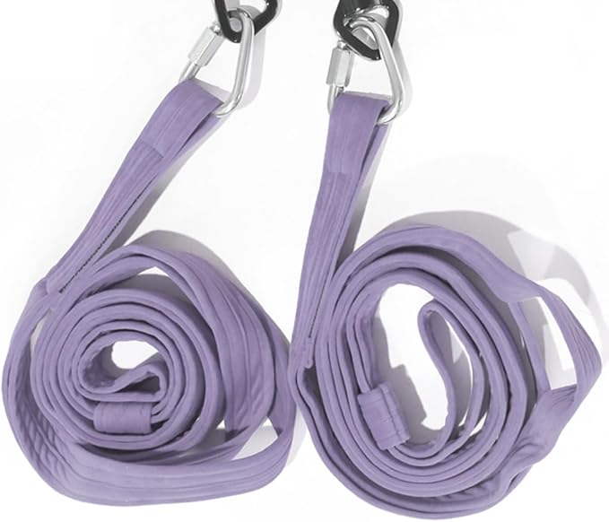 6.6ft 2m Aerial Loops Aerial Straps Ropes Aerial Acrobatics Body Loop Trapeze Circus Apparatuses Equipment Yoga Straps 1 pairs