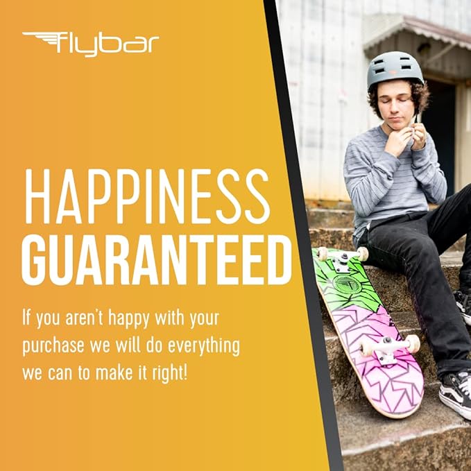 Flybar Bike Helmet- Multi Sport Dual Certified Adjustable Dial, Lightweight Skateboard Helmet, Roller Skating, Pogo, Electric Scooter, Snowboard, Boys and Girls Kids- Adults Helmets
