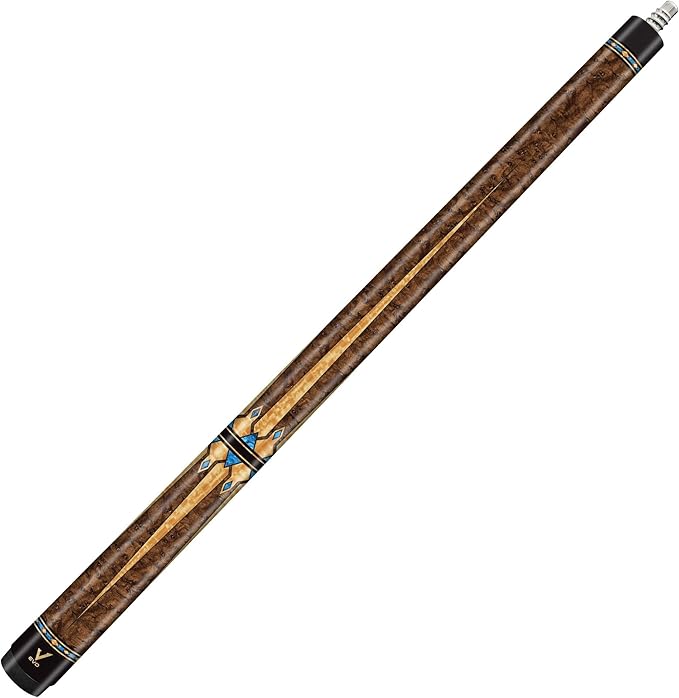 EVO Pegasus Jump Cue Stick, 29” Glassfiber Hybrid pro Taper mini 3/8-8 Joint, Tip Brown Bakelite, 13.9mm, Carbon Composite Cue Butt, 3 Pieces