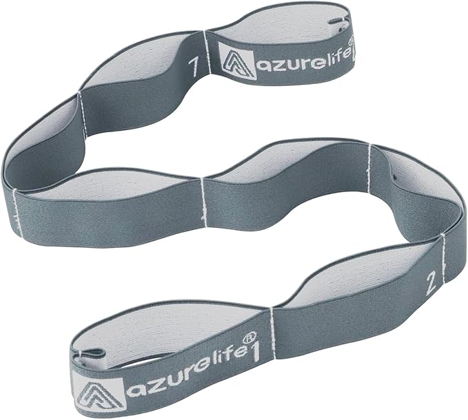 Premium Durable Stretch Straps with Loops, Stretching Strap for Physical Therapy, Multi-Loop Yoga Strap Fitness Exercise Strap for Yoga, Pilates, Dance, Flexibility&Exercise