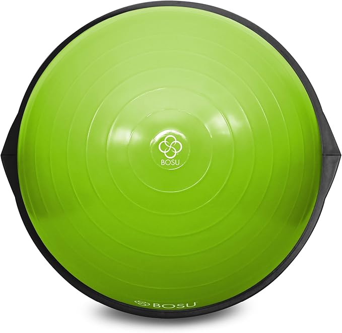 Bosu Pro Multi Functional Home Gym Full Body Balance Strength Trainer Ball Equipment with Guided Workouts and Pump