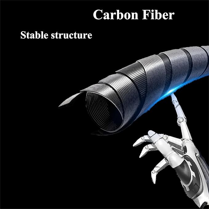 29.13" /Radial Wavy 3/8-10 3/8-11 3/8-14 Uni-Loc 5/16-18 Carbon Pool Cue Single Shaft, Low Deflection Technology, Ultra-Smooth, pro Taper, Easy to Control