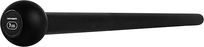 Retrospec Revolve Steel Macebell for Strength Training, Rehabilitation, Stretching, Conditioning and Rotational Training - 5, 7, 10, 15, 20, 30lb Options for Women & Men