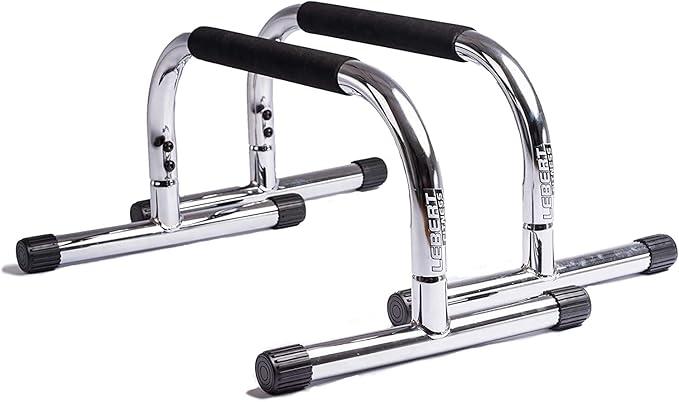 Lebert Fitness Parallette Push Up Bars Dip Station
