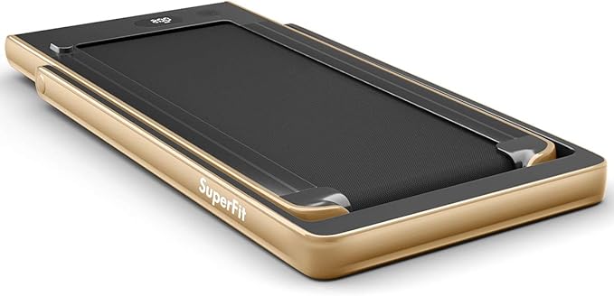 GYMAX Walking Pad, 2.25HP Dual Display Foldable Treadmill for Home with Remote/Smart App Control, Portable Compact Treadmill for Office Under Desk, Folding Running Machine for Small Spaces