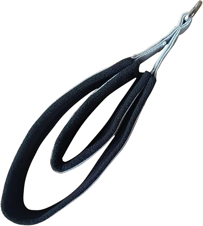 Pilates Double Loop Straps for Reformer, D Ring Straps Handle, Yoga Exercise Straps, 2 PCS