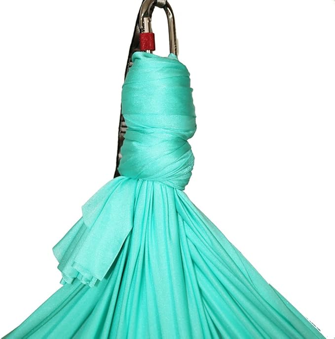 Aerial Yoga Hammock 5.5 Yards Yoga Swing Pilates Silk Home Gym Fitness Include hardware,Daisy Chain, Pose Guide