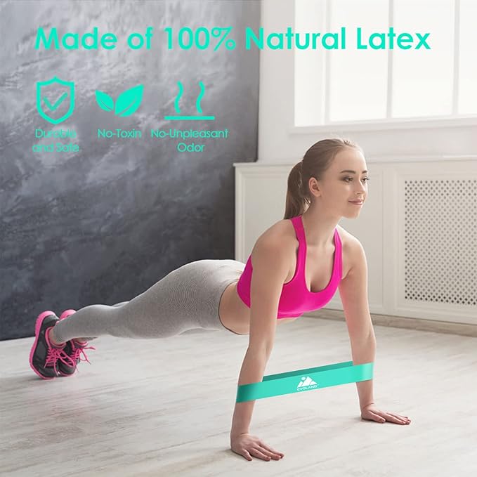 Resistance Bands Set, Workout Bands with Handles, Door Anchor, Ankle Straps and Carry Bag, Exercise Bands for Shape Body and Home Workouts