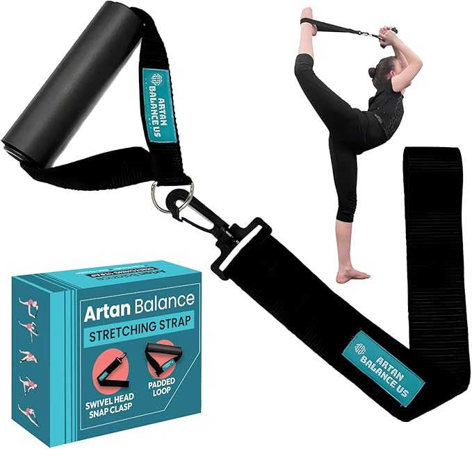 Stretching Straps for Flexibility, Balance, and Leg Stretching – Multiple Styles for Yoga, Ballet, Dance, Gymnastics & Physical Therapy
