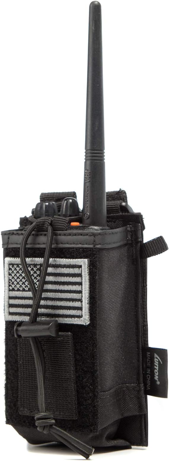 2 Pack Tactical Radio Holder Radio Case Molle 3 Pack