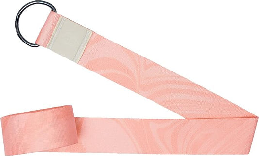 yogadesignlab YOGA DESIGN LAB | The Yoga Strap | Luxurious, Extra Long, Super Soft, Eco Printed | Studio Quality, Adjustable | Safely Stretch Further and Hold Longer | 8 ft Long