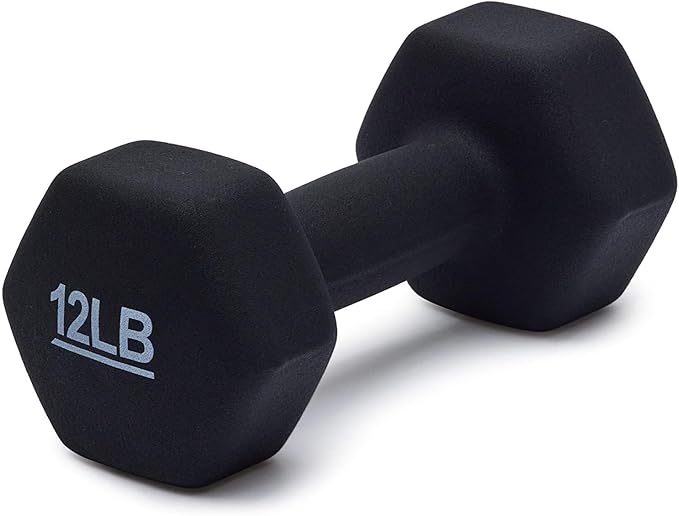 Amazon Basics Neoprene Dumbbell Hand Weights for Exercise and Muscle Toning