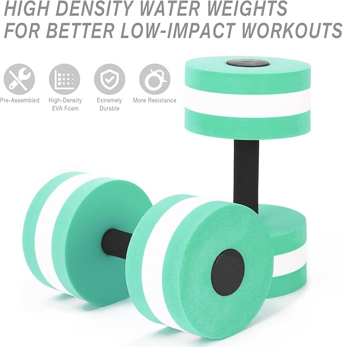 NEAGLORY 5 Pieces Water Aerobics Set Aquatic Exercise