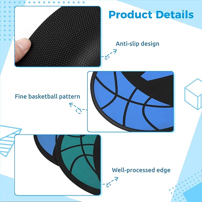 10 PCS Basketball Spot Markers 9 Inches