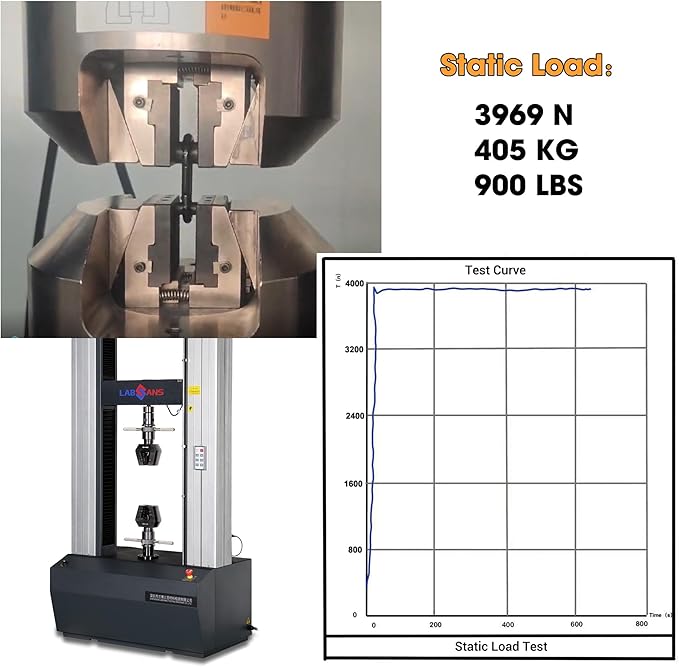 10 PCS Carabiner Clips, Heavy Duty Carabiners D Ring Hook, 900 LBS 2.5" Steel Black Carabeaner Clip Multipurpose for Key Chain, Camping, Hiking, Gym, Backpacking, Pet Leash