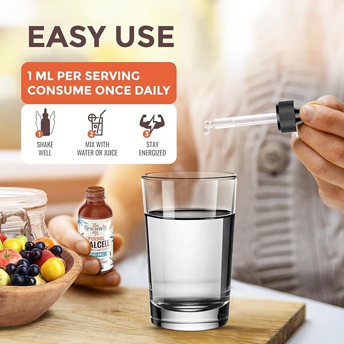 13-in-1 Liquid Oxygen & Nutrient Supplement for Energy, Altitude Support, Performance, Antioxidant, Immune, Fatigue & Detox, Liposomal for High Absorption, pH Balance, Organic, Gluten Free, 4 Fl Oz