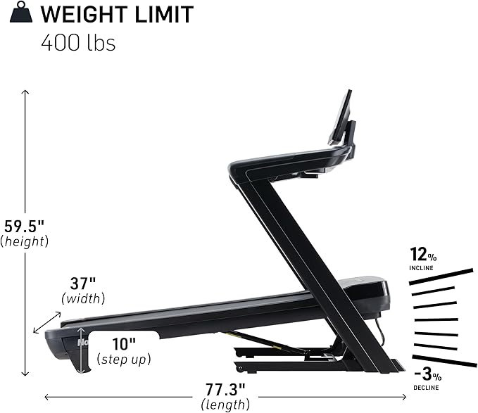 NordicTrack Commercial Series: Premium Foldable Treadmills, Incline & Decline, iFIT Membership Required to Access iFIT Content & Features