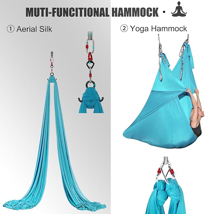 Aerial Silks 11 Yards Aerial Silks For Home Aerial Yoga Swing Aerial Yoga Hammock Swing Aerial Silk For Gymnastics